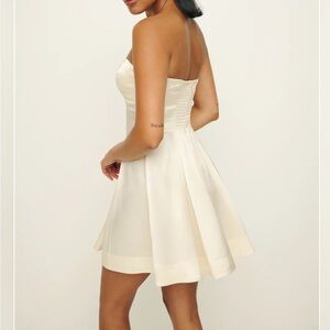 Reformation Jacques Satin Dress